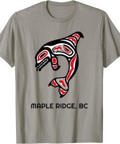 Maple Ridge, BC Native American Orca Killer Whales T-Shirt