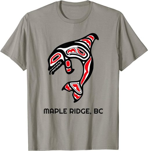 Maple Ridge, BC Native American Orca Killer Whales T-Shirt